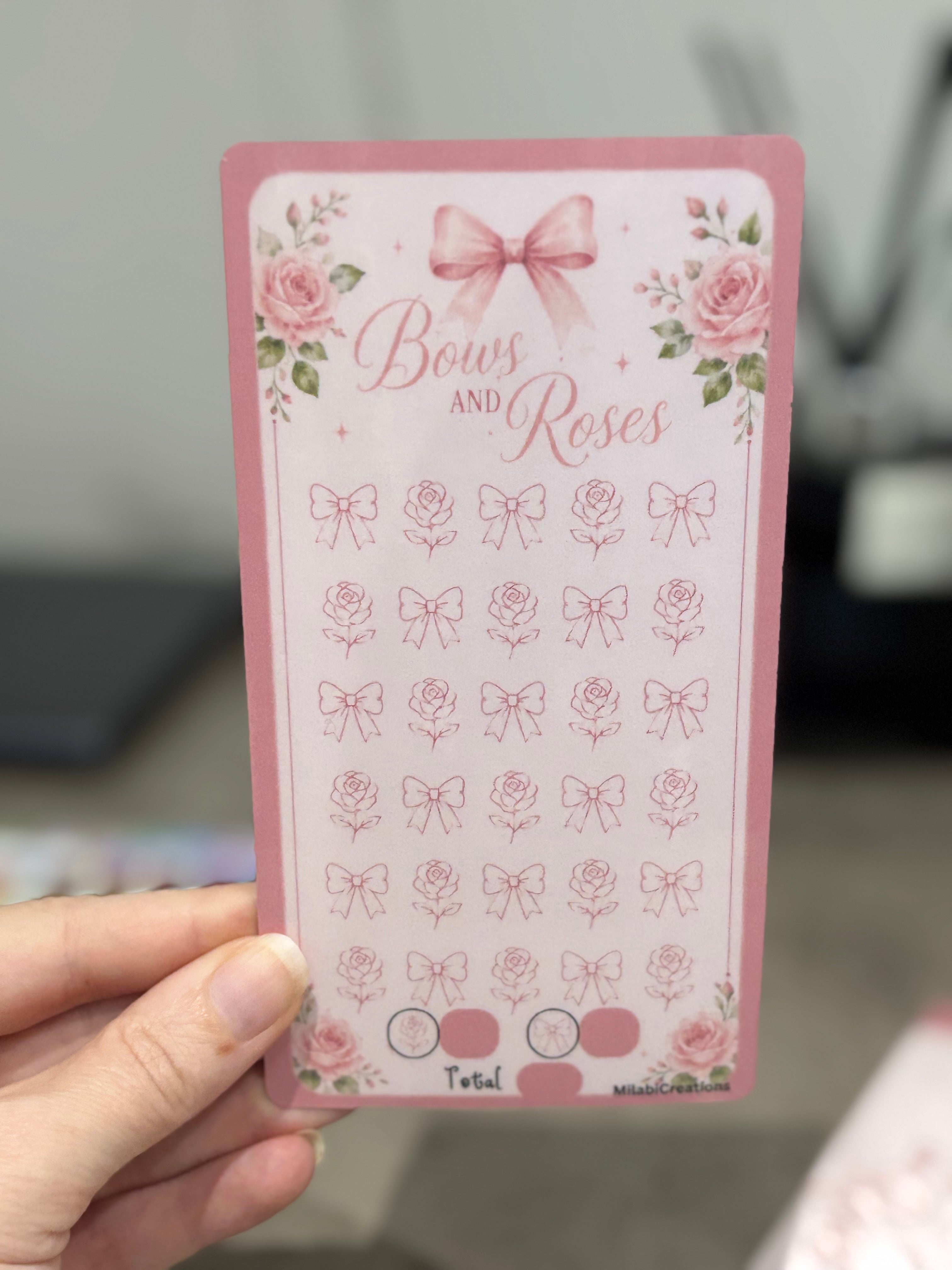 Bows and roses
