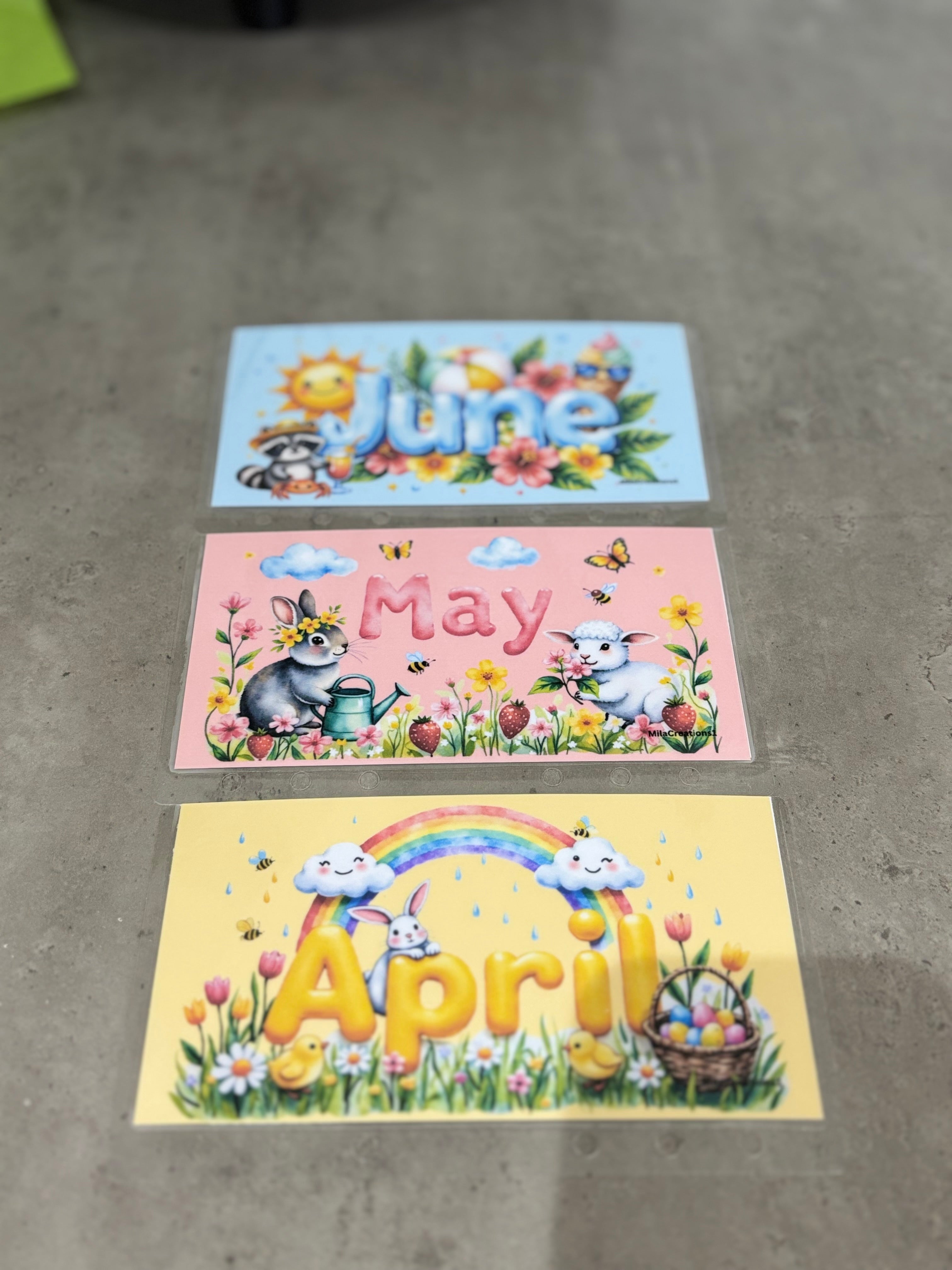 12 months a6 binder wallets