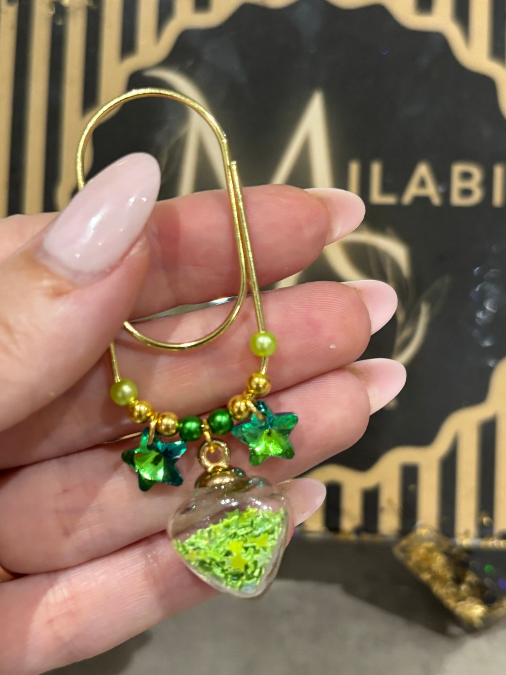 Starry heart (green)
