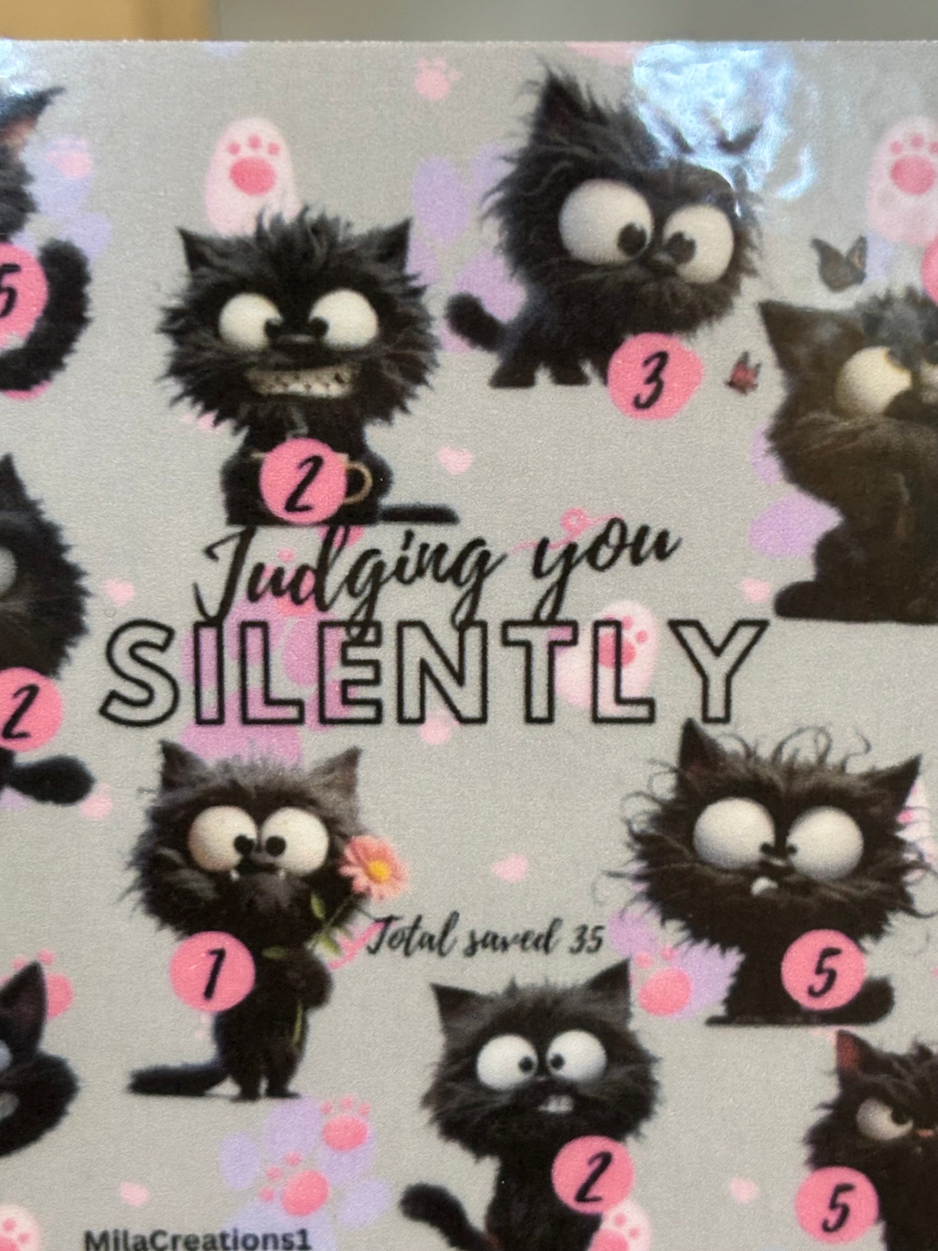 Judging you silently