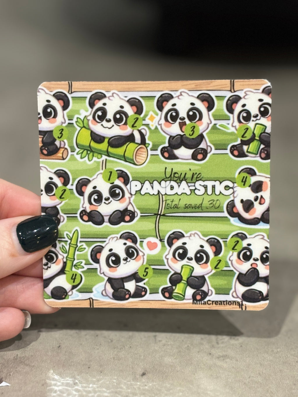 You’re panda-stic