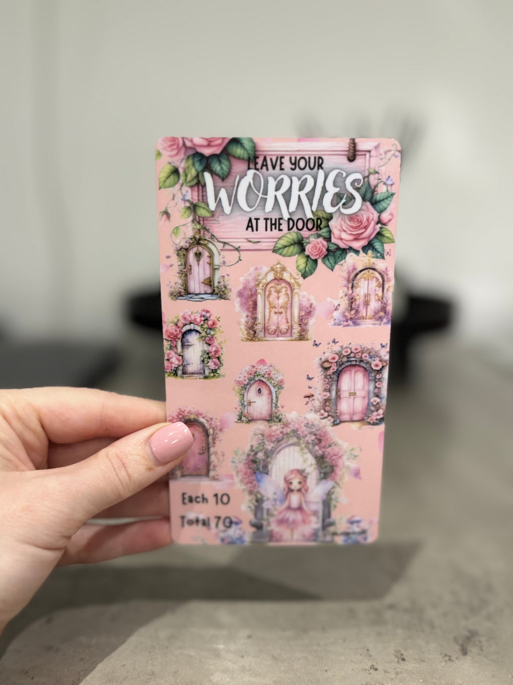 eave your worries at the door
