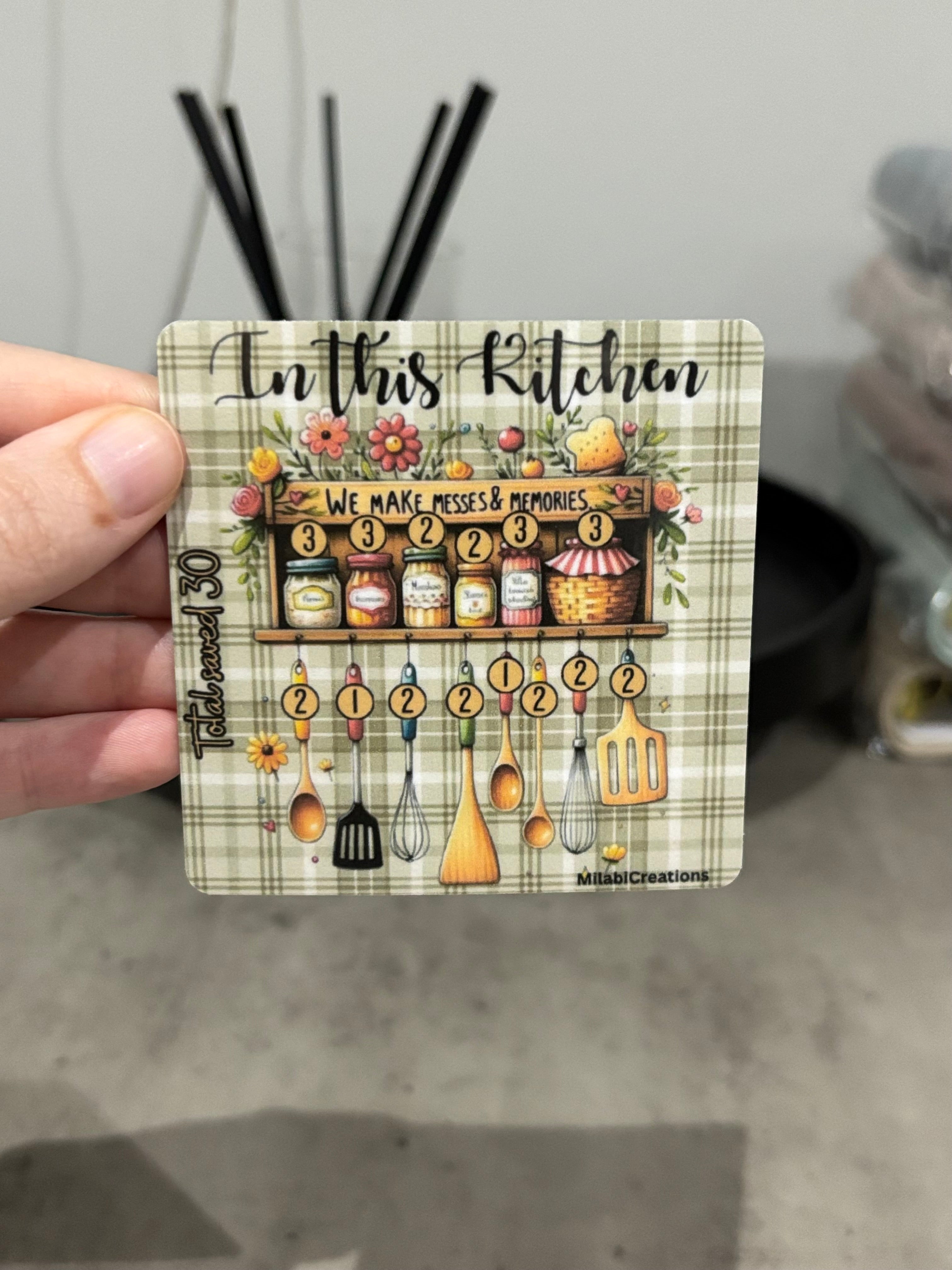 In this kitchen we make messes and memories