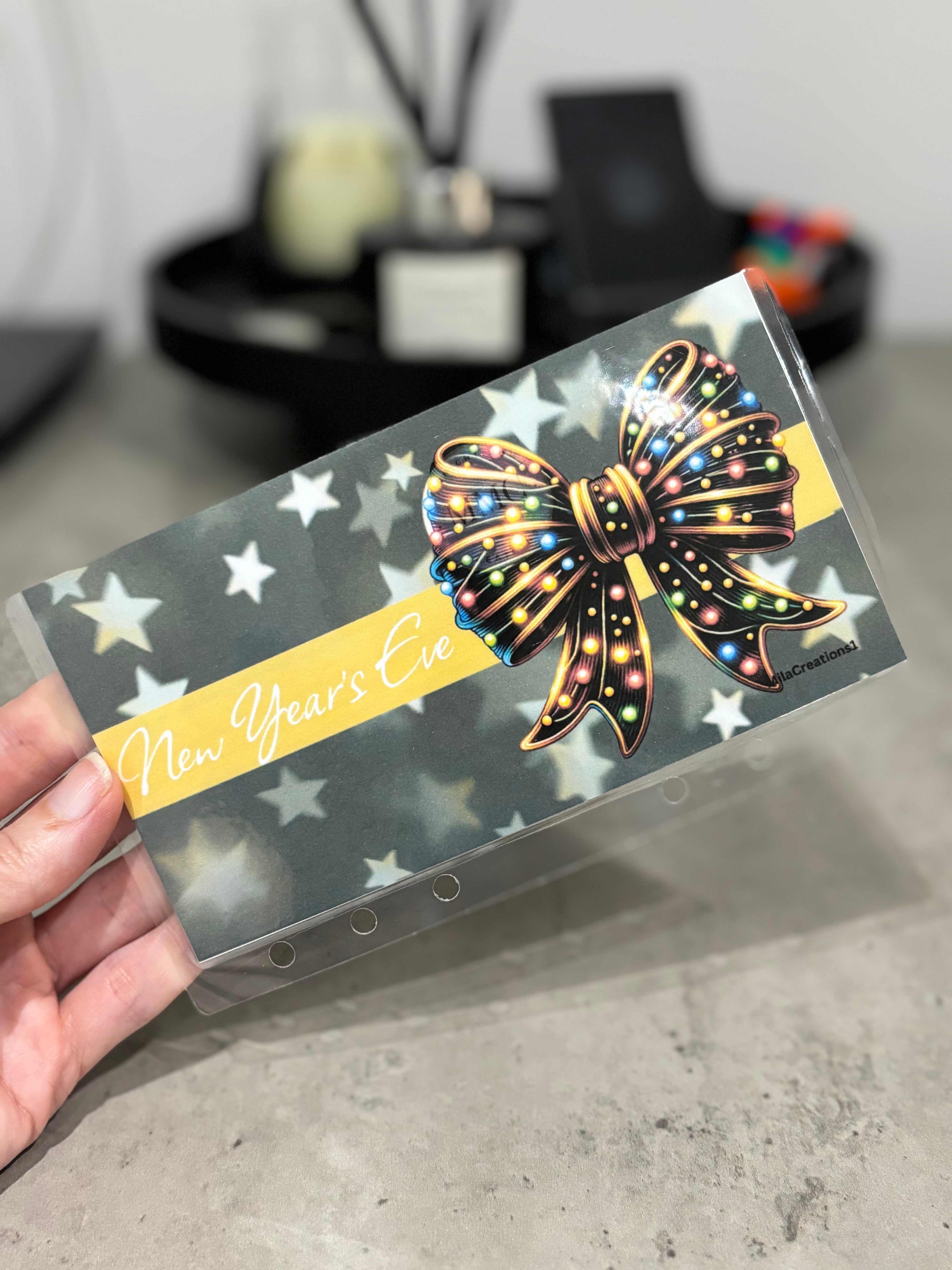 Annual events binder wallets