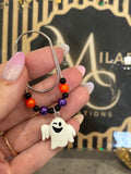 Halloween ghost (black beads)