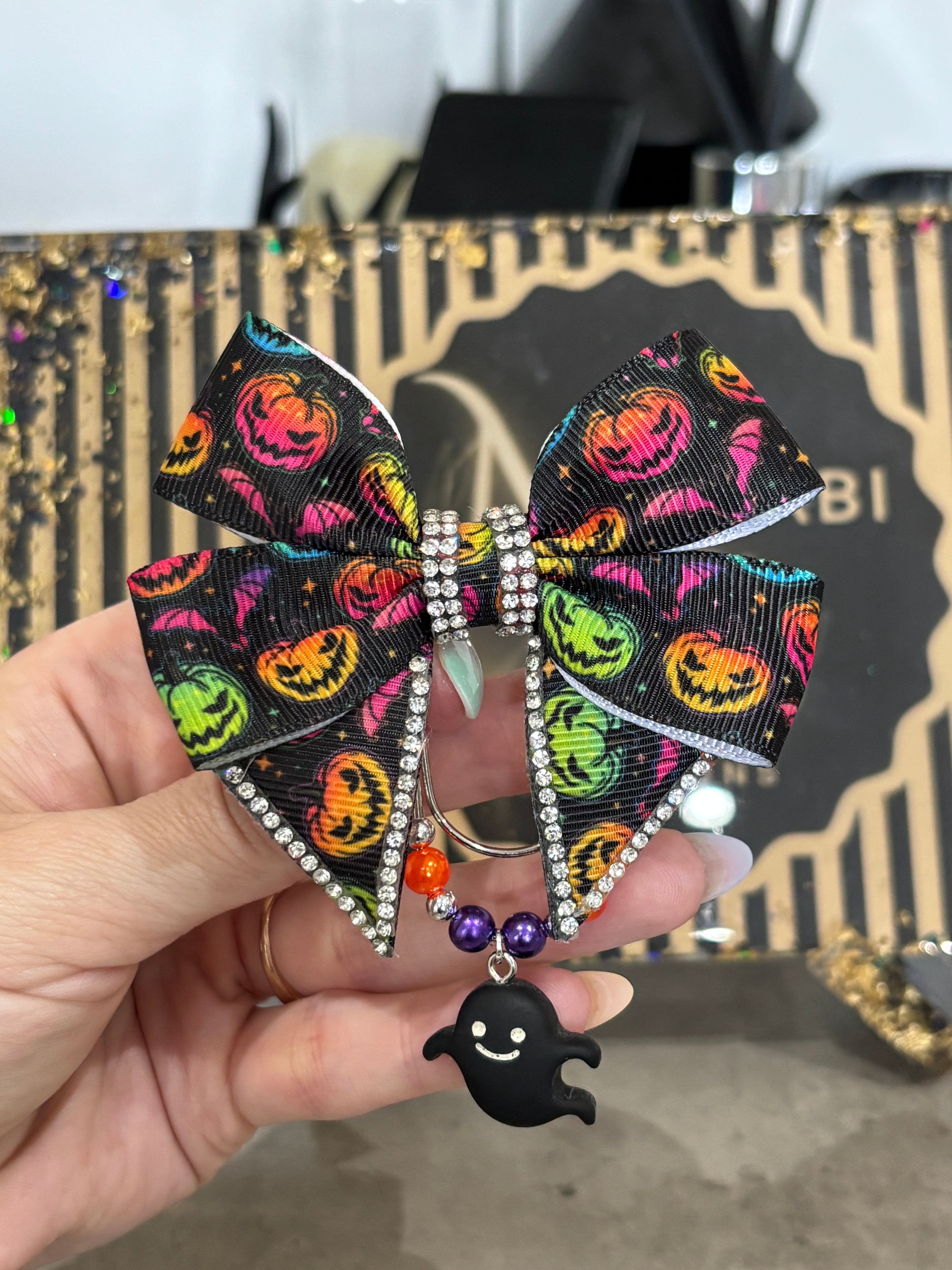 Halloween bow (ghost)