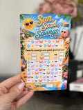 Sun San and savings