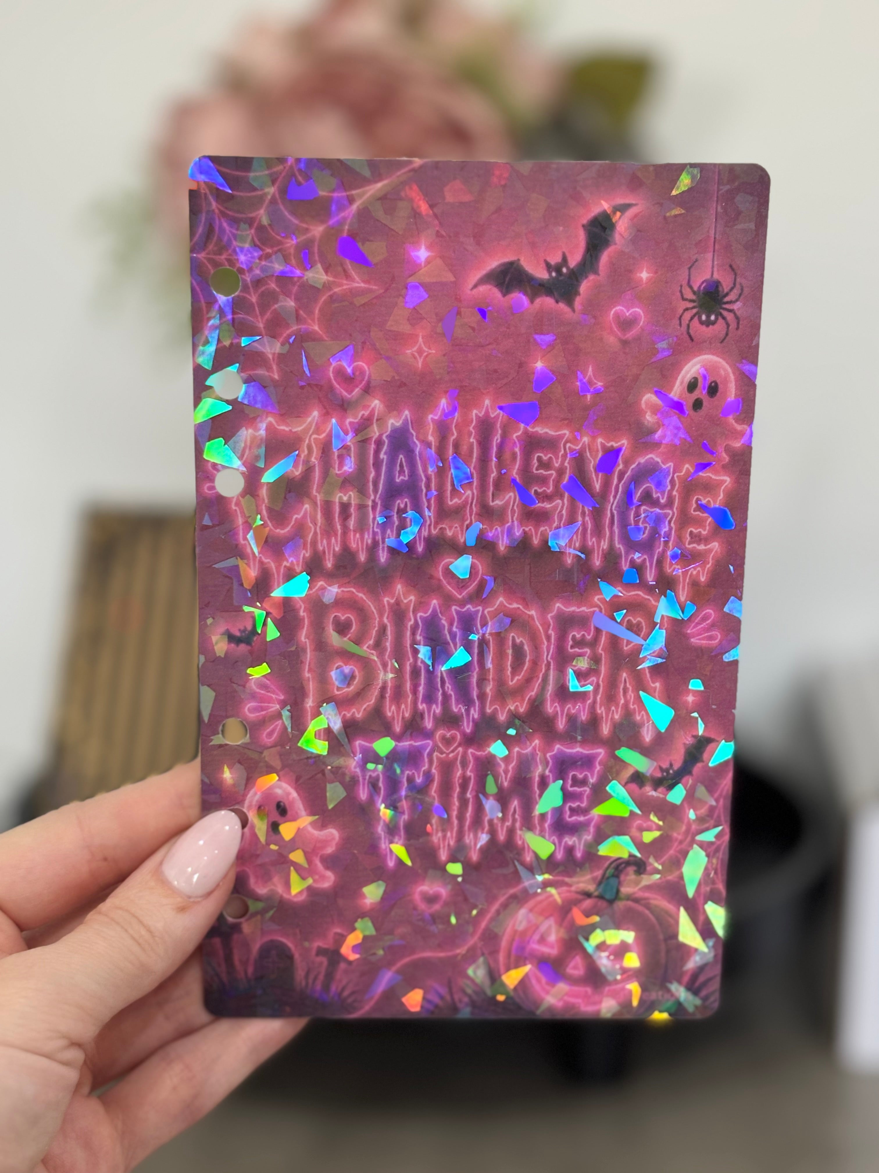 Spooky Challenge binder time dashboards set of 3