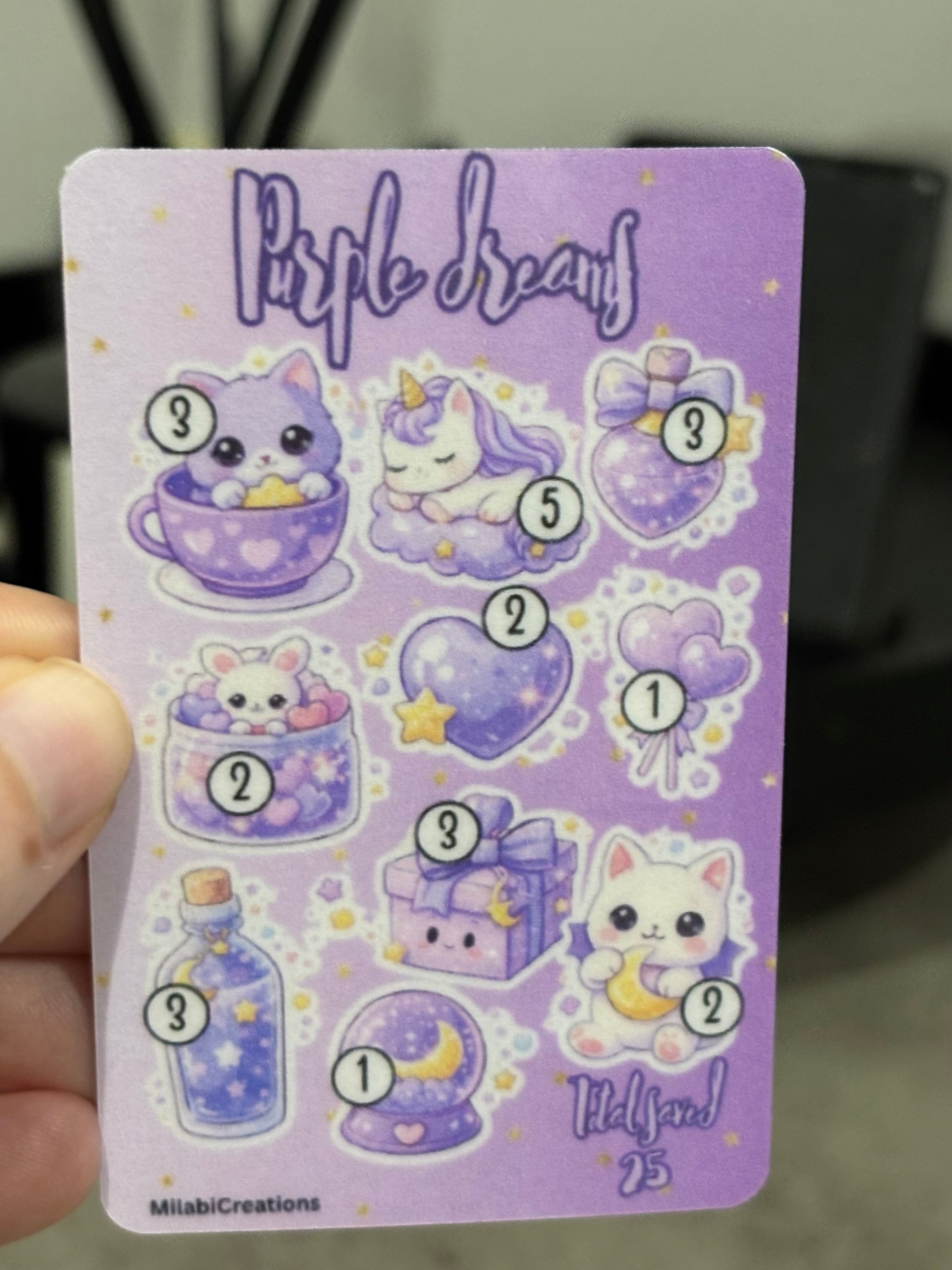 Purple dreams pocket challenge
