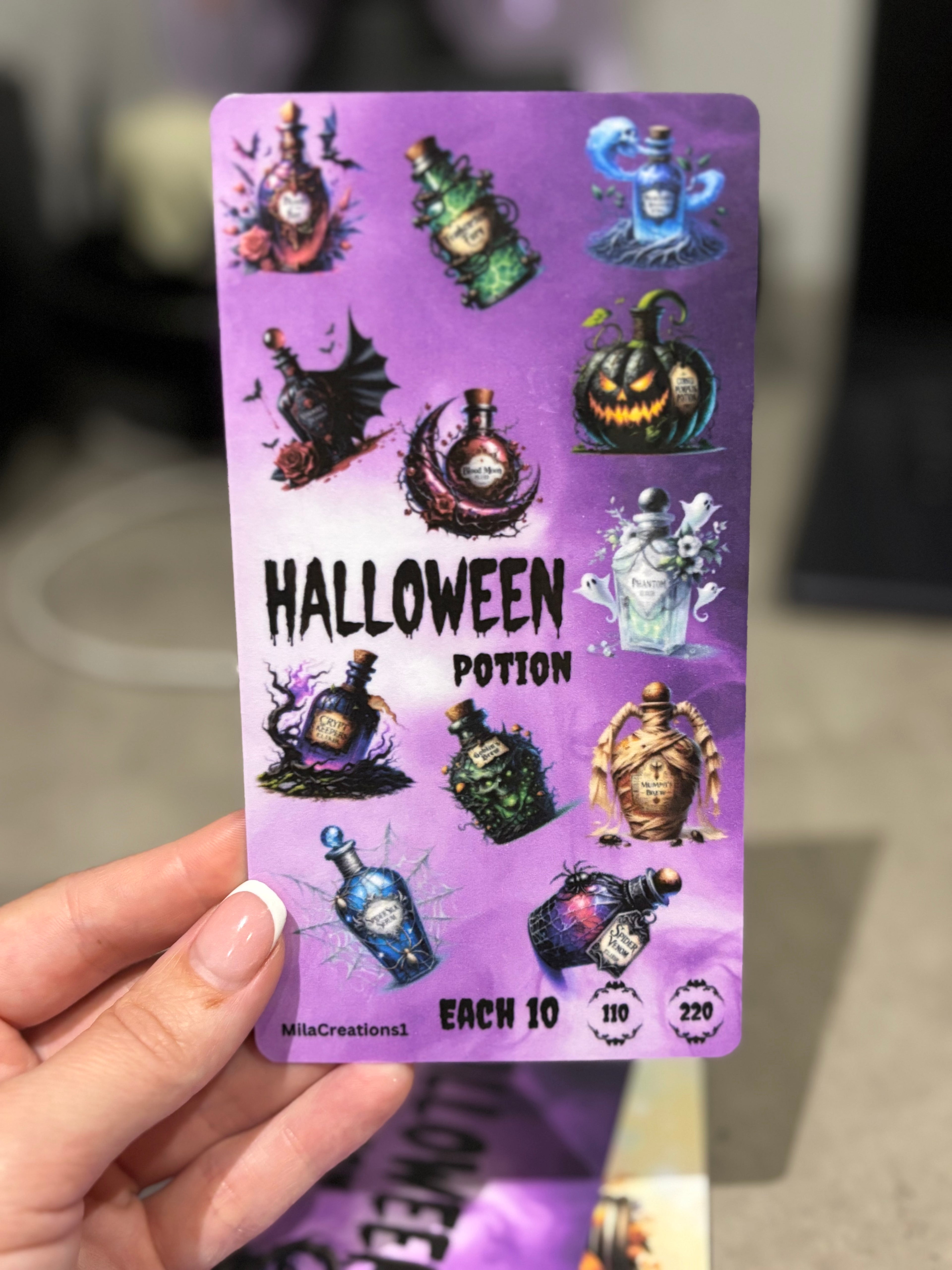 Halloween potions