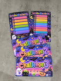 Cute spooky double sided a6 binder wallets and matching dashboard, glossy finish. Option 1-6 or 1-10 Challenge wallets