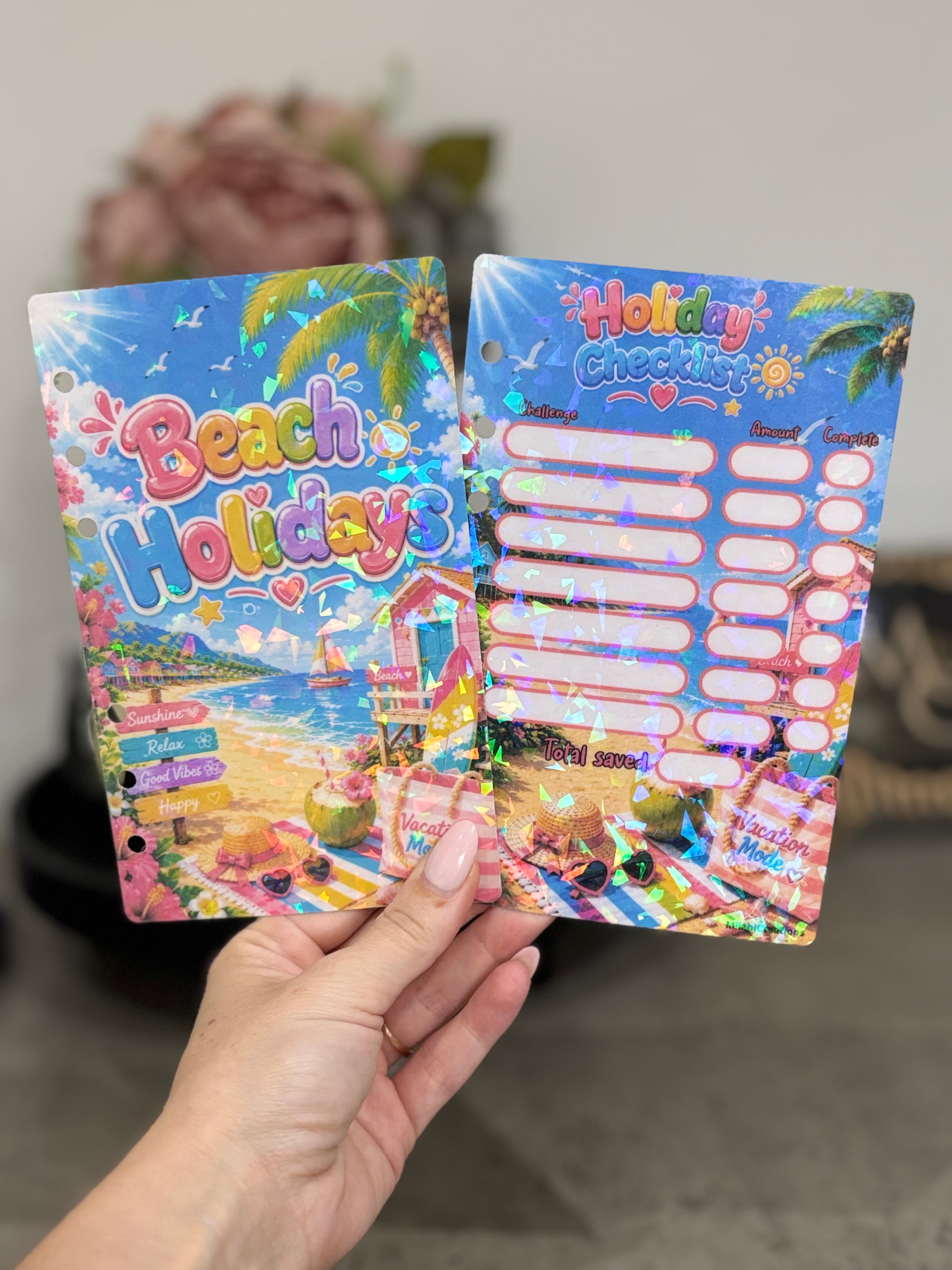 Beach holidays a6 complete binder