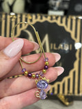 Diamond cat (purple)