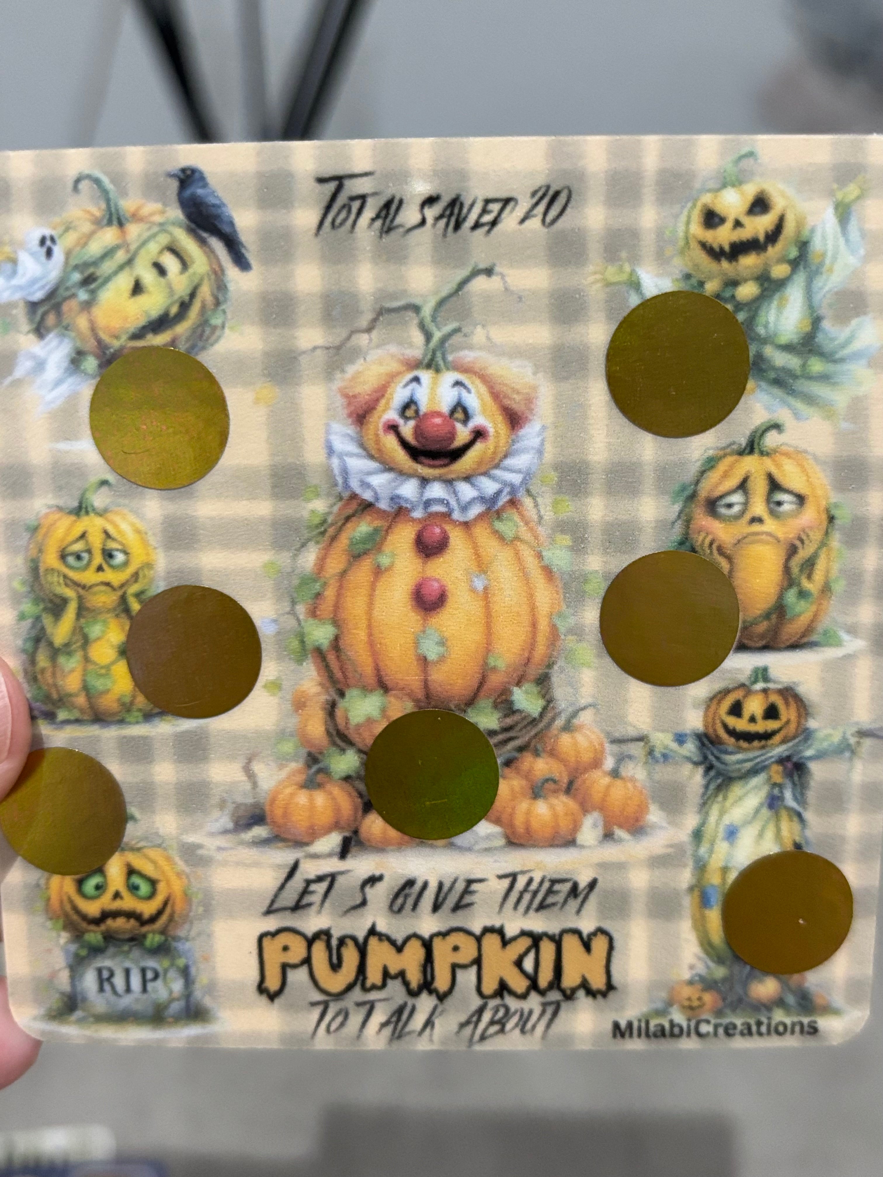 Let’s give them pumpkin to talk about