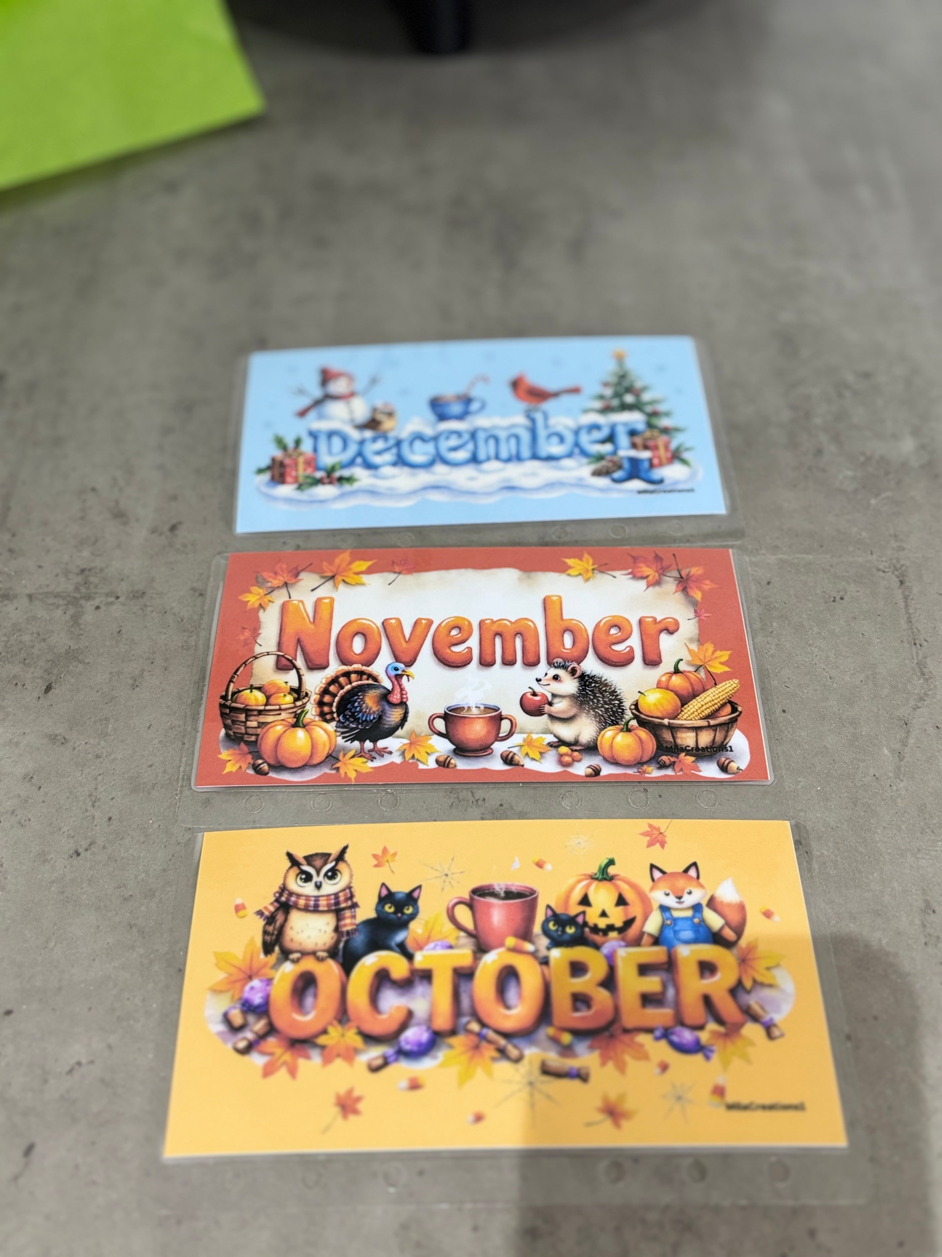 12 months a6 binder wallets