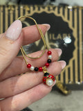 Ladybug binder clip charm