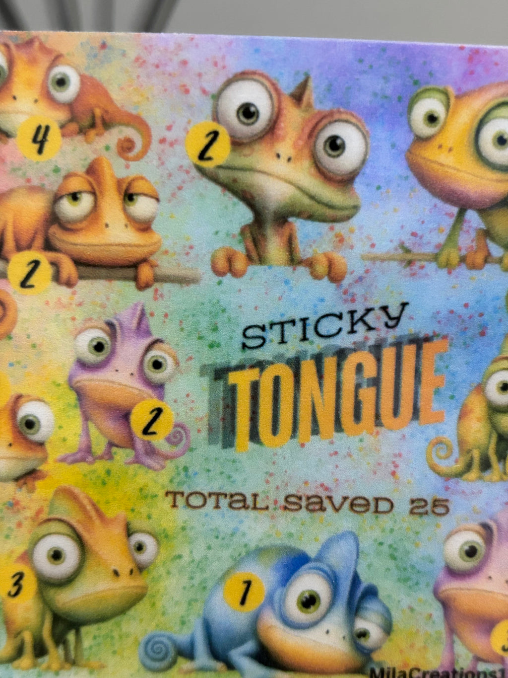 Sticky tongue