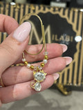 Diamond cat (white)