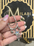 Diamond shooting star (white)