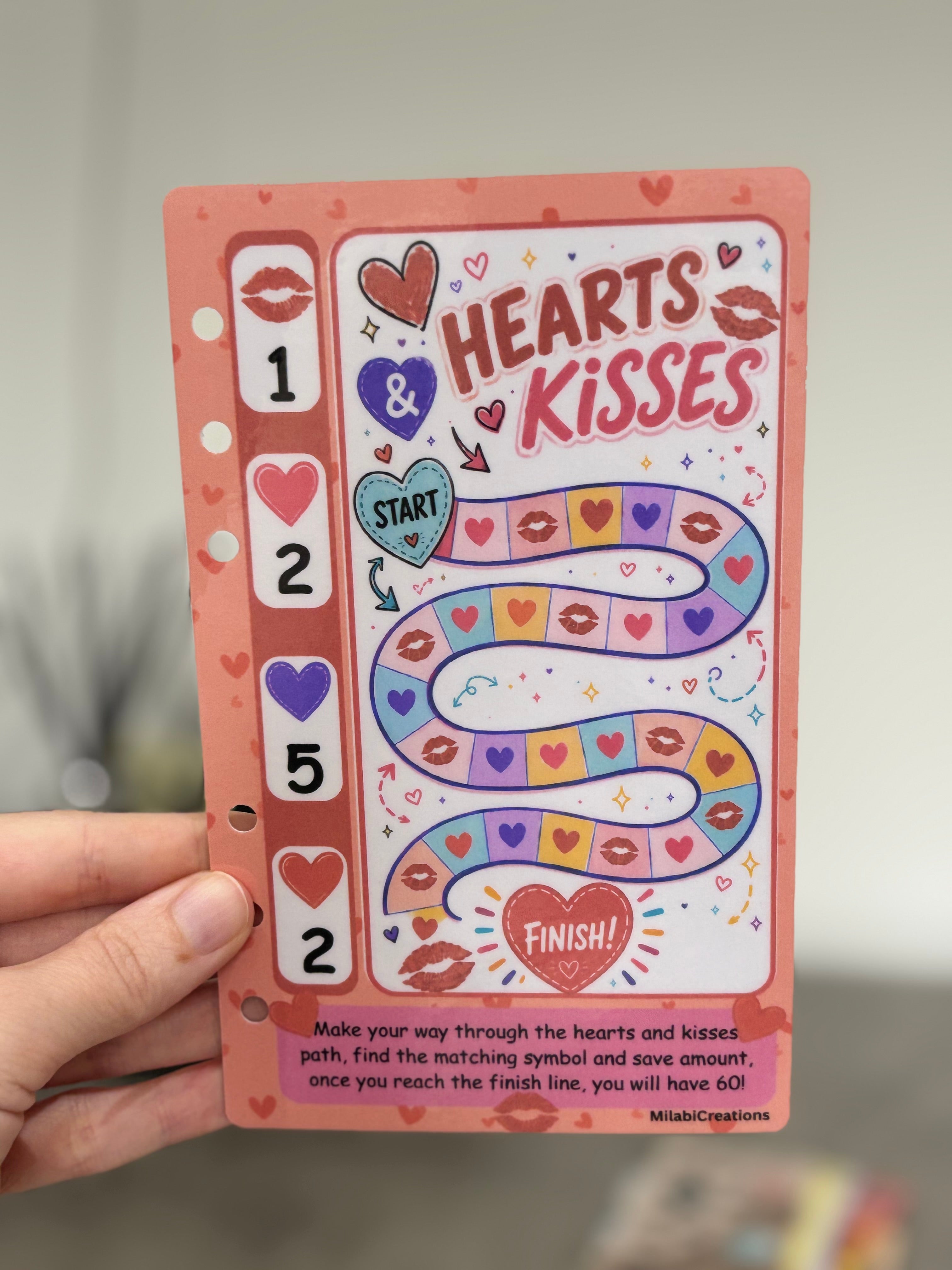 Hearts and kisses
