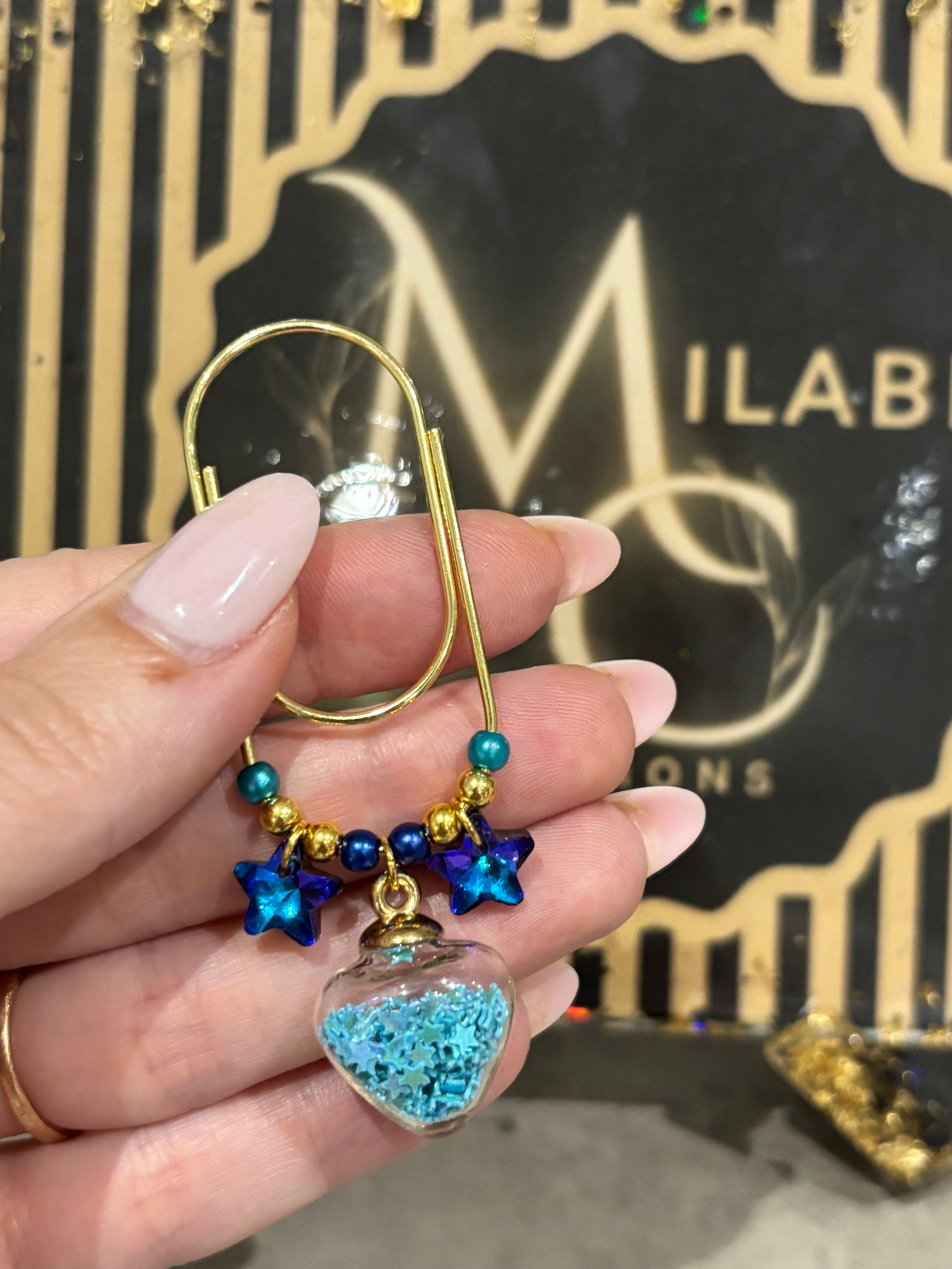 Starry heart (blue)
