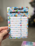 Birthday reminder tracker