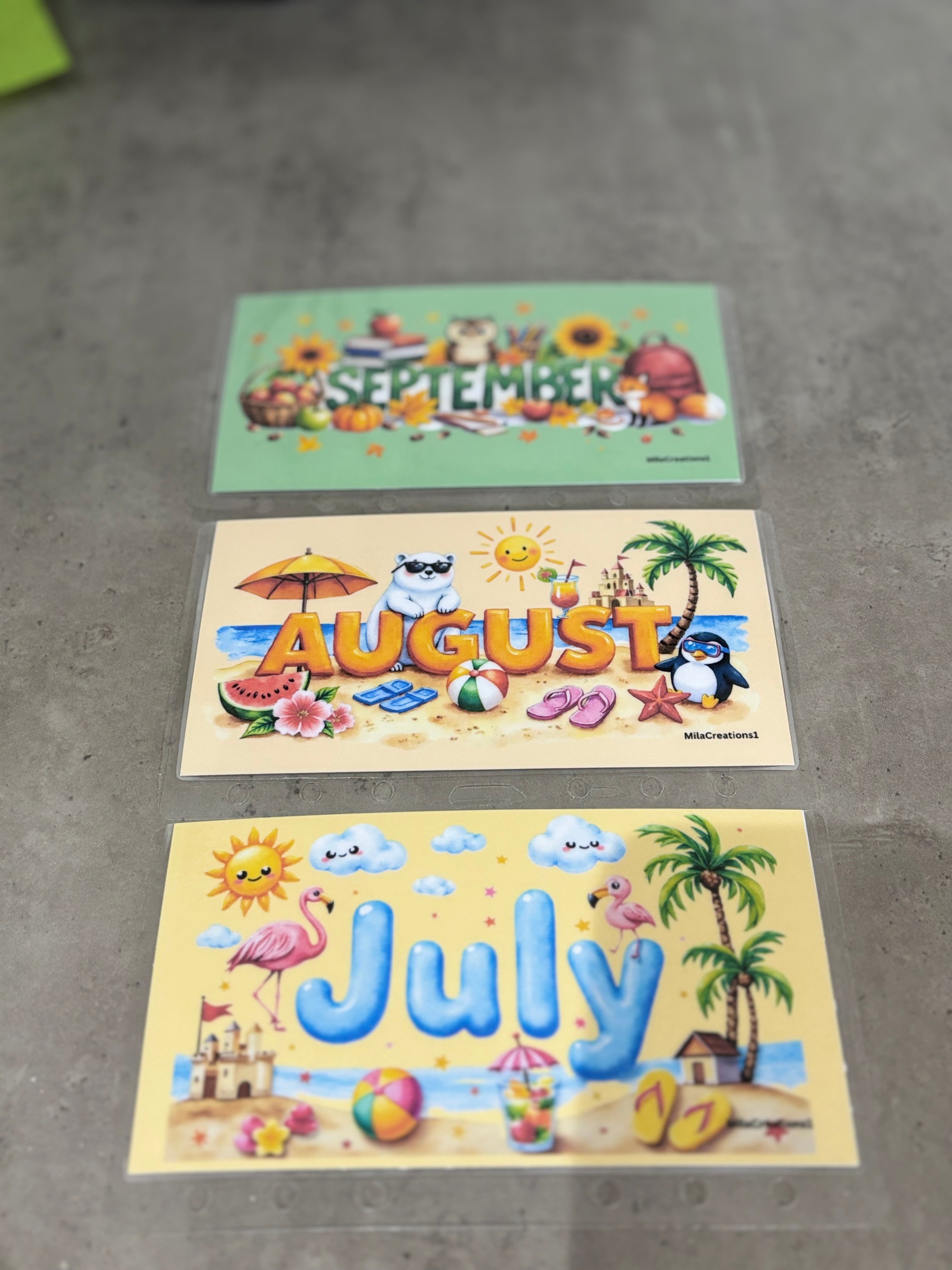 12 months a6 binder wallets