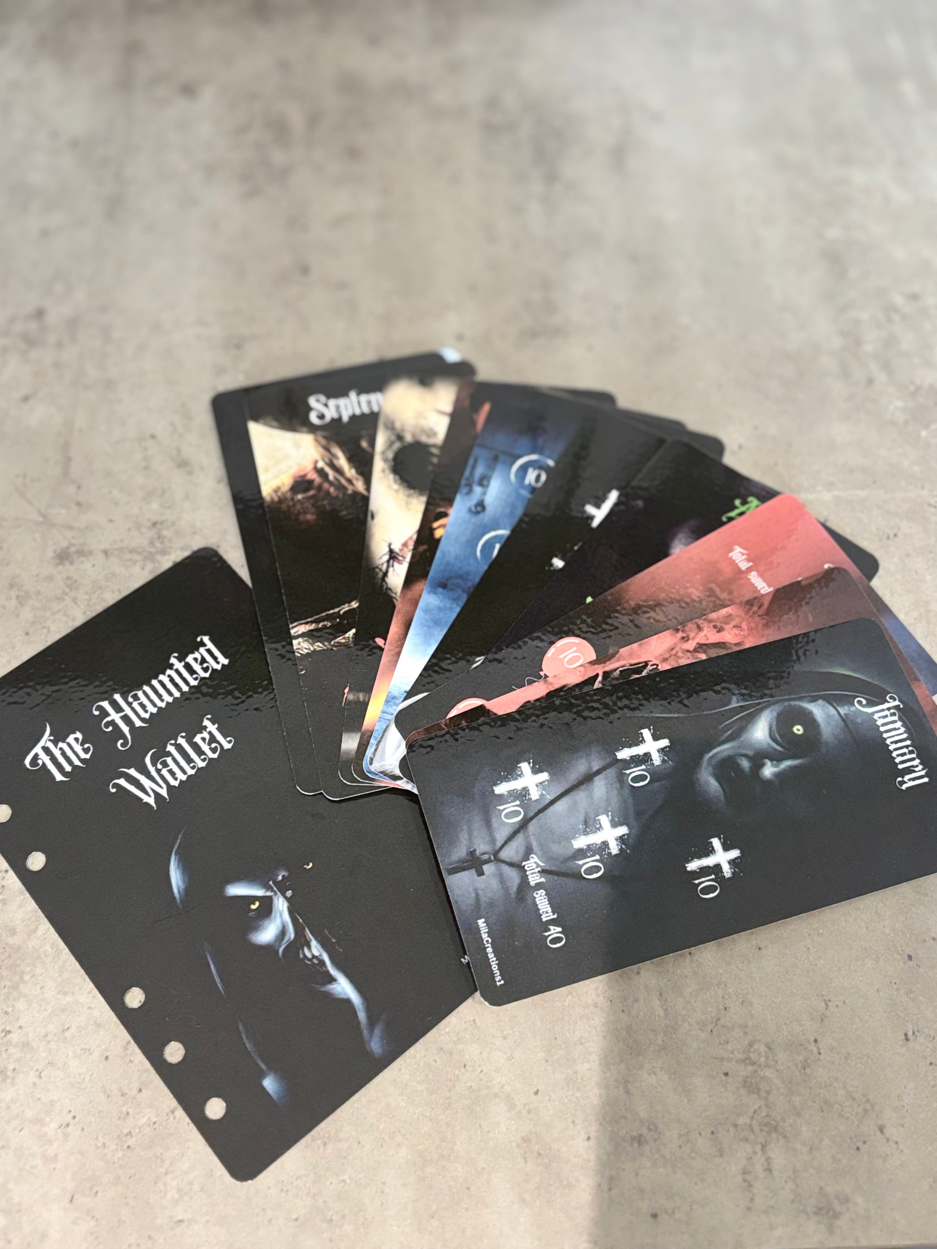 12 months horror annual saving challenge bundle