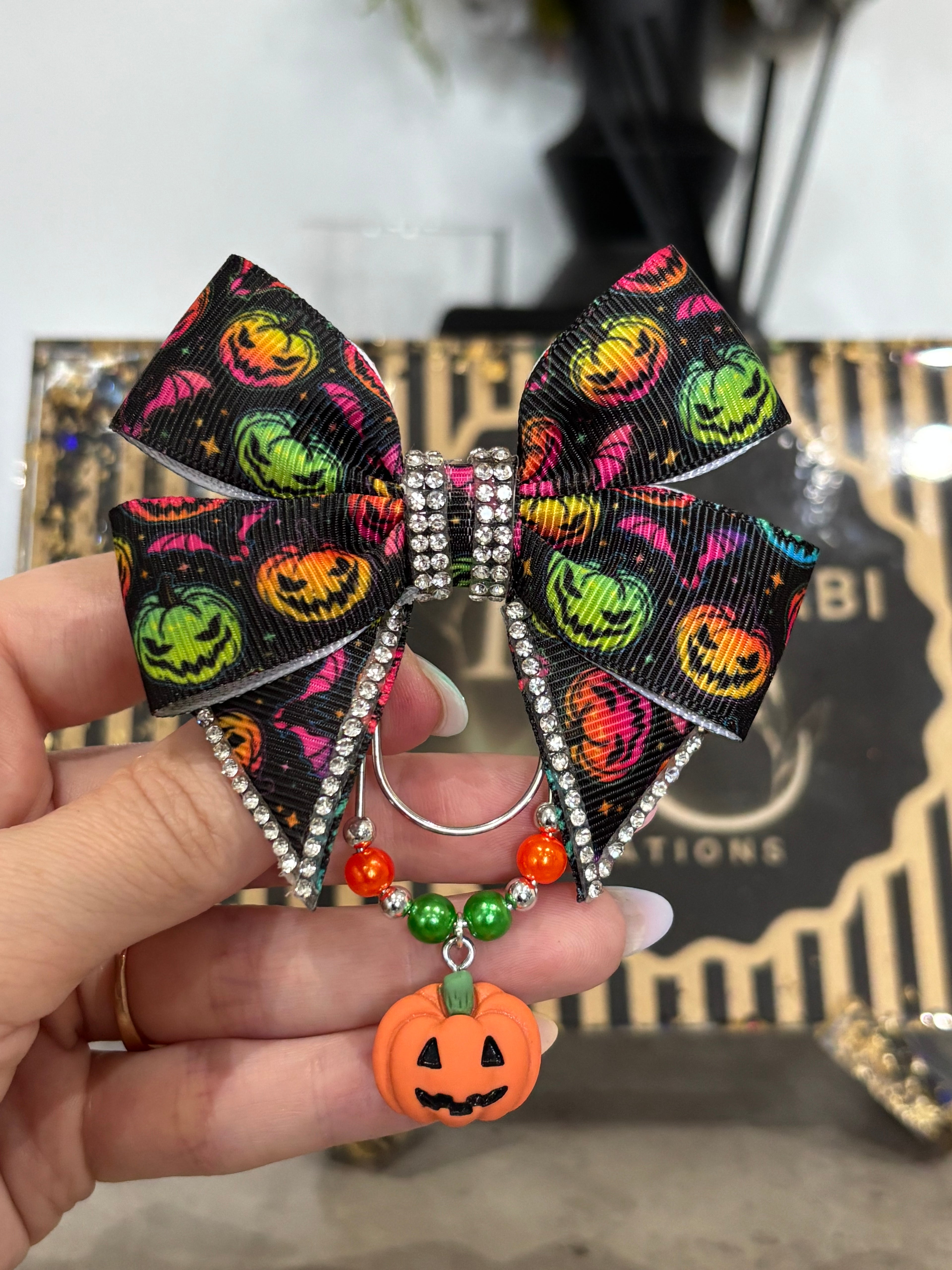 Halloween bow (pumpkin)