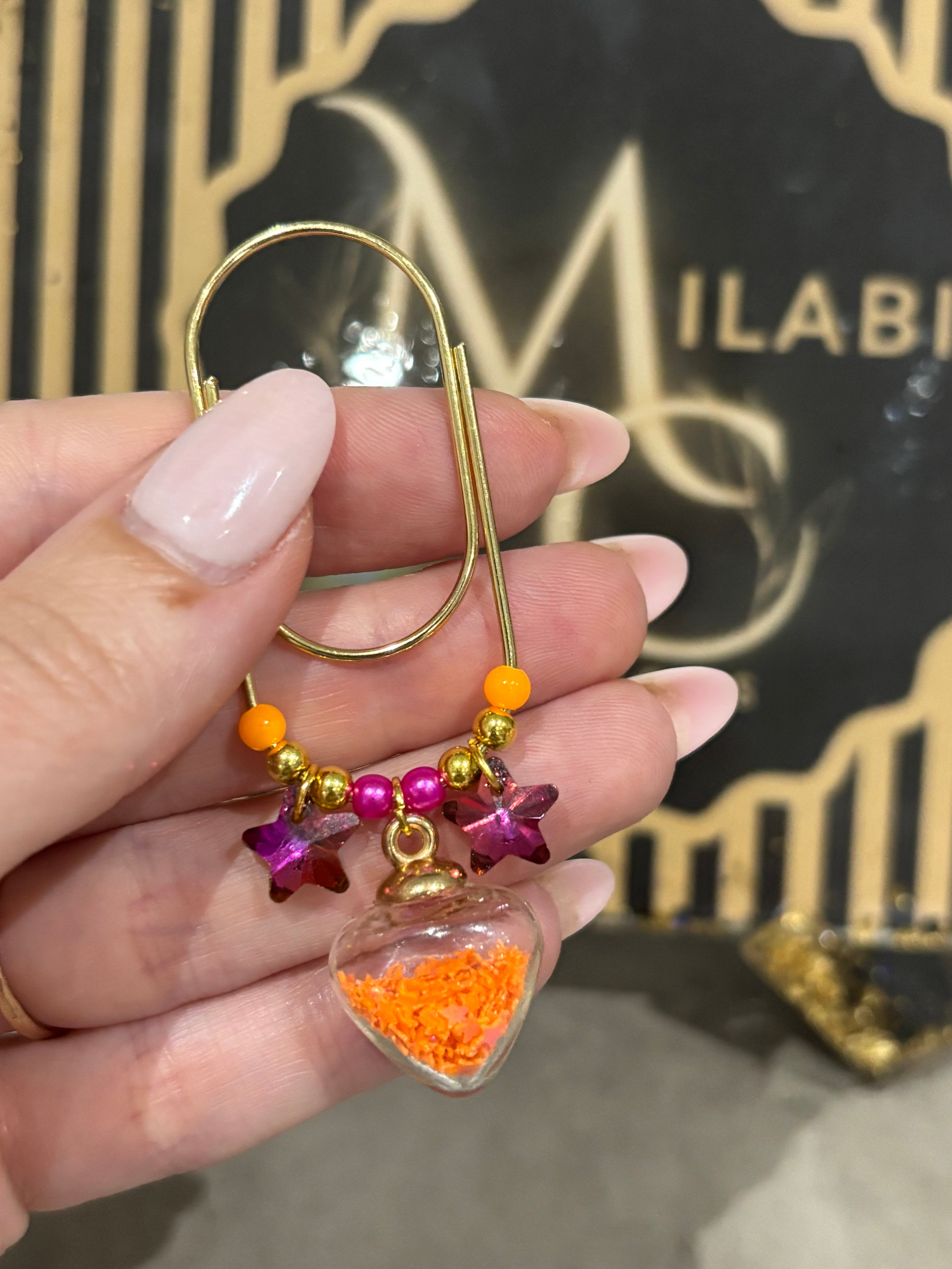 Starry heart (orange)