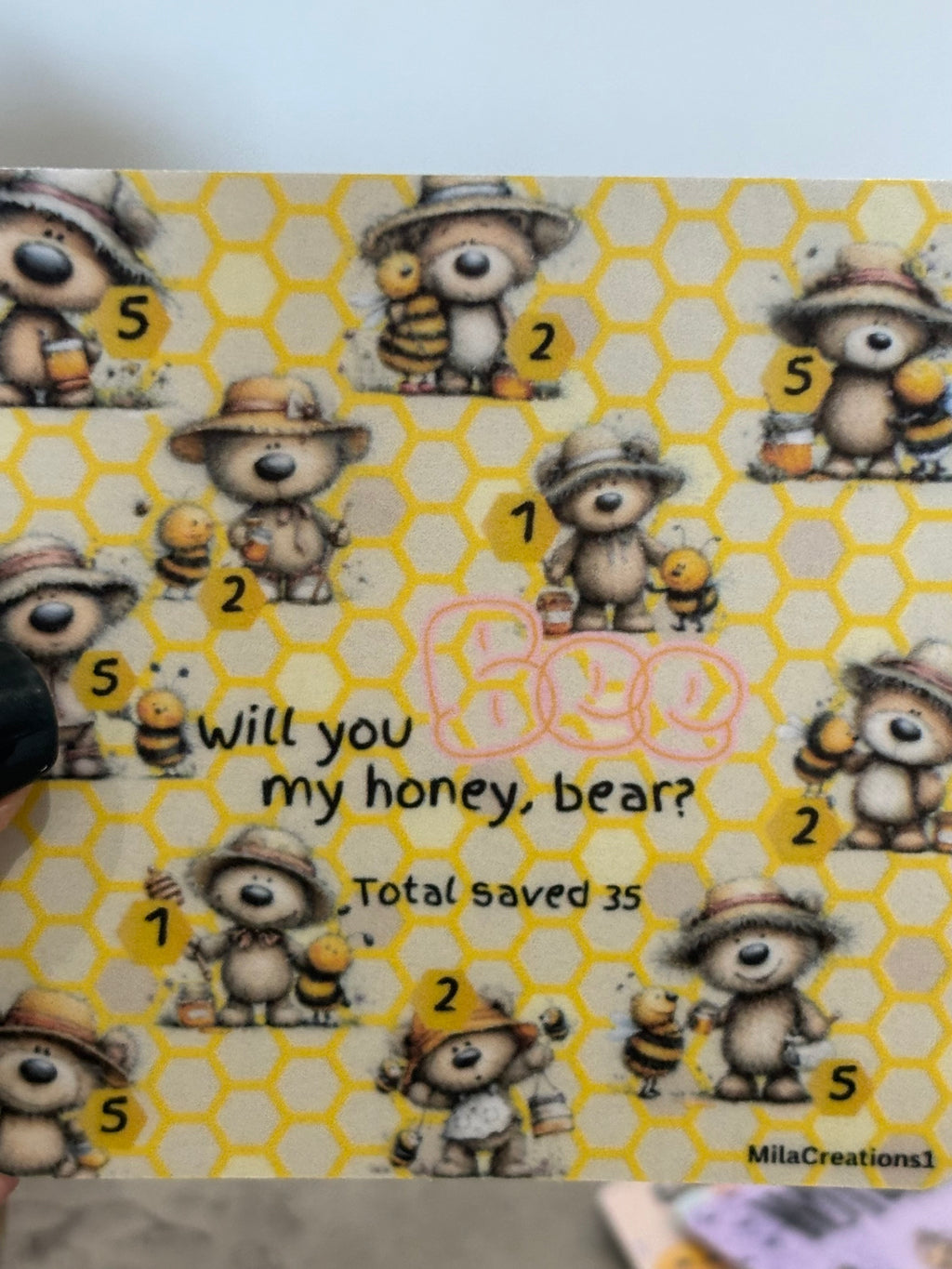 Will you bee my honey, bear?