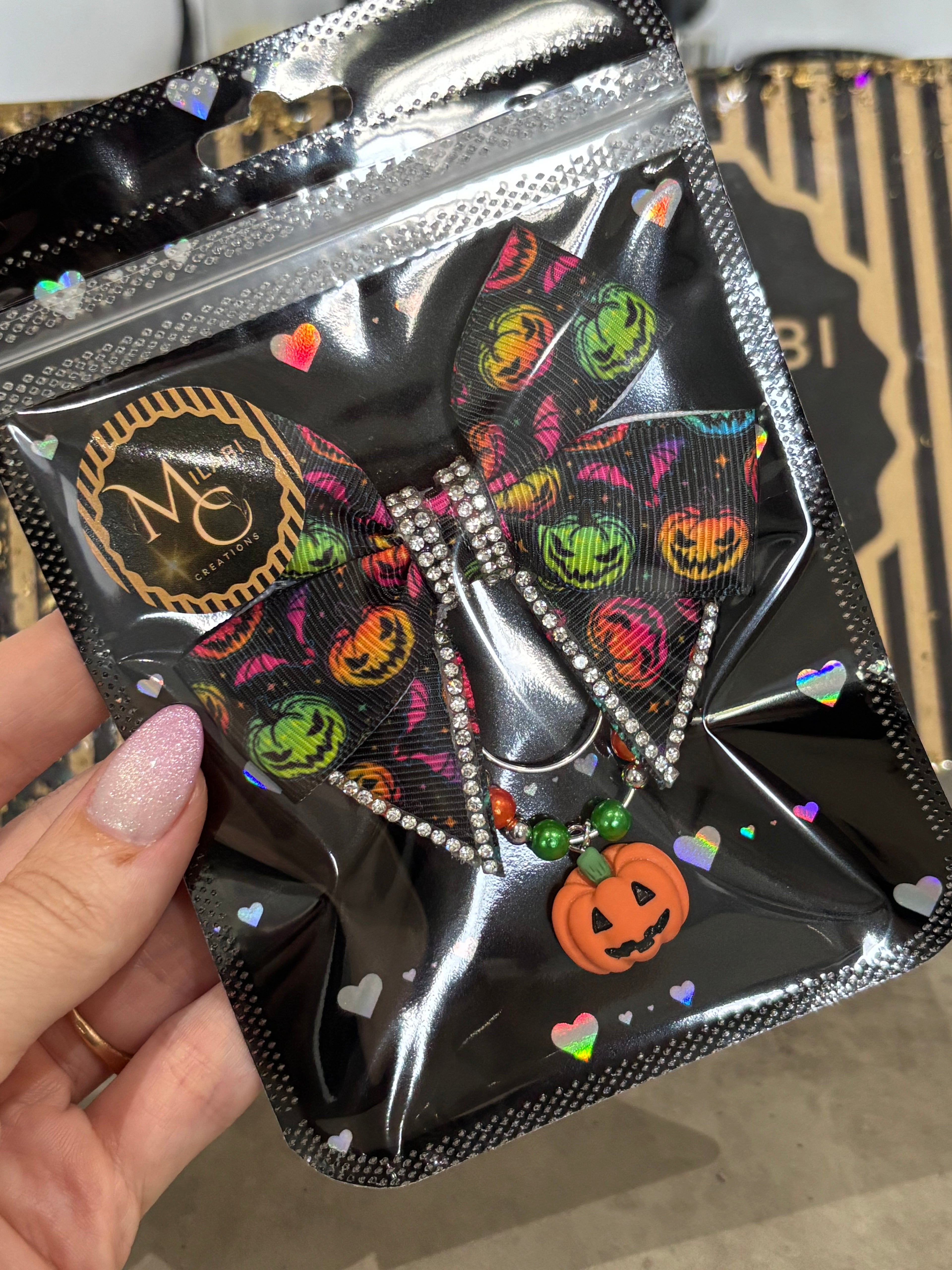 Halloween bow (pumpkin)