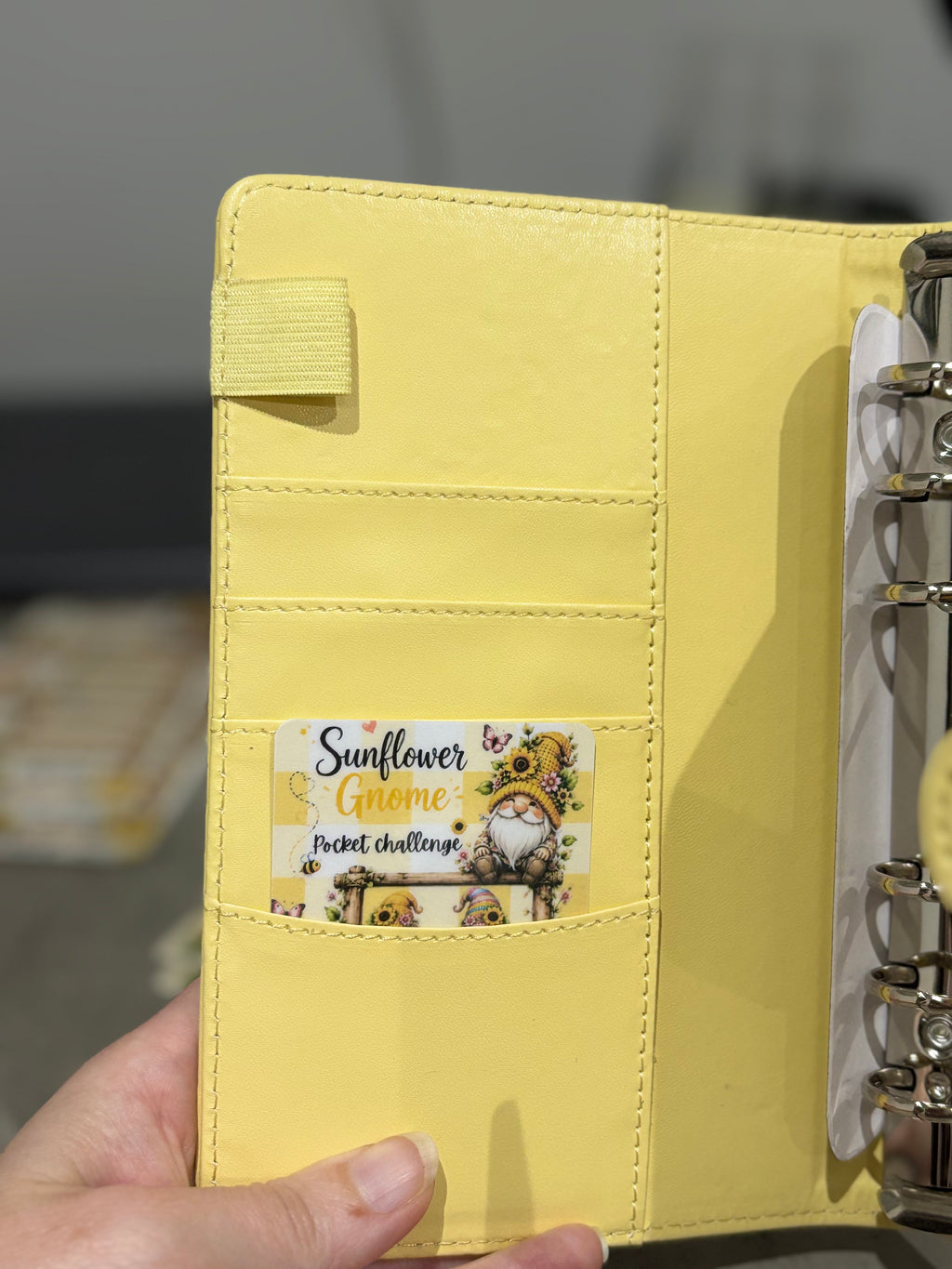 Sunflower gnome pocket challenge